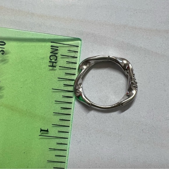 🌟 Hoop earrings sterling silver - Picture 3 of 3